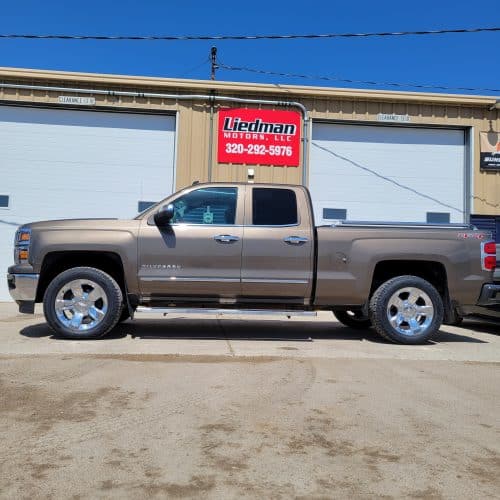 Driver side console view of Interior driver side view of 2014 Chevrolet Silverado 1500 LT | Used Cars at Liedman Motors