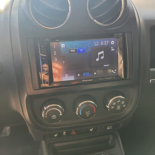 2012 Jeep Patriot Latitude Center navigation view