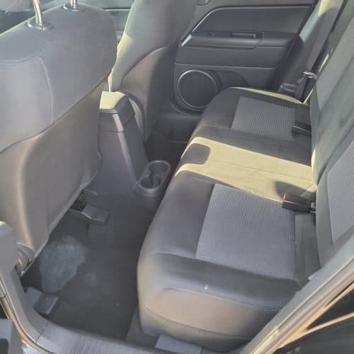 2012 Jeep Patriot Latitude rear seat view interior