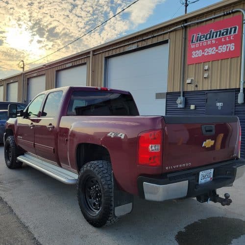 2013 Chevrolet Silverado 2500 LTZ Diesel rear view
