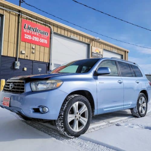 2008 Toyota Highlander Limited Front Drivers Side View
