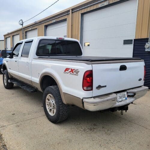 2006 Ford F350 Super Duty Crew Cab King Ranch Rear Drivers Side View